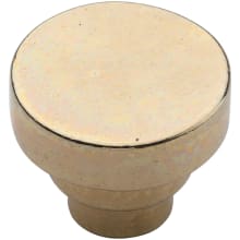 Solid Bronze Round Step 1-1/4 Inch Mushroom Cabinet Knob