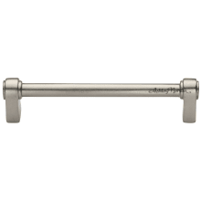 Artisanal Industrial Pipe 6" Center to Center Solid Bronze Cabinet Bar Handle - Cabinet Bar Pull