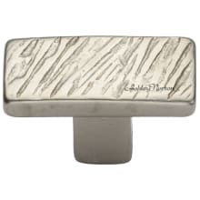 Solid Bronze 1-5/8" Industrial "T" Distressed Textured Cabinet Knob - Drawer Knob