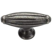 Tuscany Solid Bronze 2-7/8" Ridge "T" Bar Cabinet Knob Drawer Knob