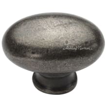 Solid Bronze 1-1/4 Inch Oval Cabinet Knob