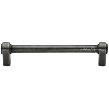 Artisanal Industrial Pipe 8" Center to Center Solid Bronze Cabinet Bar Handle - Cabinet Bar Pull