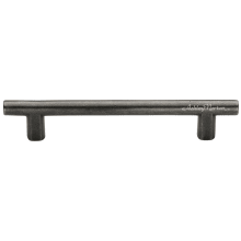 Solid Bronze 5-1/2" Center to Center Rustic Industrial 7-1/2" Smooth Bar Cabinet Pull Cabinet Handle
