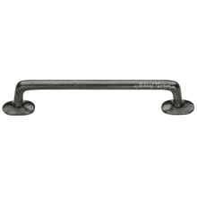 Traditional 3-3/4" Center to Center Rustic Industrial Pipe 5" Cabinet Handle Pull - Solid Bronze