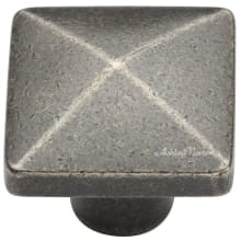 Solid Bronze 1-1/2 Inch (1.5") Square Pyramid Top Cabinet Knob Drawer Knob