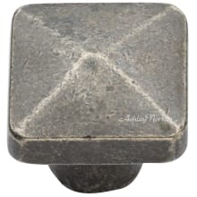 Solid Bronze 1-1/4" Square Pyramid Cabinet Knob Drawer Knob
