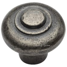 Bead 1-1/2" Round Decorative Cabinet Knob Drawer Knob - Solid Bronze