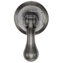 Solid Bronze 1 3/4" Wide Pendant Drop Cabinet Knob Drop Pull