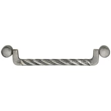 Solid Bronze 3-3/4 Inch Center to Center Twist Drop Cabinet Bail Pull