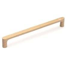 Solid Wood 10-1/16" (256mm) Center to Center Minimalist Scandinavian Cabinet Handle / Drawer Pull