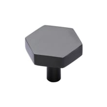 Modern Hex 1-3/4 Inch Industrial Bolt Cabinet Knob from the Solid Brass Collection
