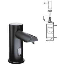 EZ Fill Deck Mounted Automatic Soap Dispenser with 1 Liter Bottle - AC Plug In