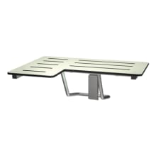 33" L-Shaped Folding Shower Seat - Right Hand