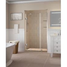 Belmore GS 72" High x 51" Wide Hinged Frameless Shower Door with 29" Door Width and Clear Glass