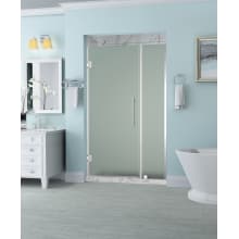 Belmore 72" High x 36" Wide Hinged Frameless Shower Door with 22" Door Width and Frosted Glass
