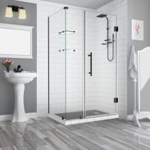 Bromley GS 72" High x 36" Wide x 36" Deep Hinged Frameless Shower Enclosure with 22" Door Width and Clear Glass