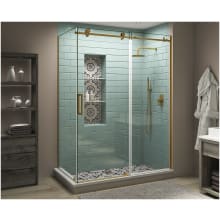 Coraline XL 80" High x 68" Wide x 38" Deep Sliding Frameless Shower Enclosure with Clear Glass