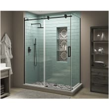 Coraline XL 80" High x 48" Wide x 38" Deep Sliding Frameless Shower Enclosure with Clear Glass