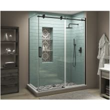 Coraline XL 80" High x 68" Wide x 30" Deep Sliding Frameless Shower Enclosure with Clear Glass