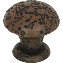 Olde World 1 Inch Mushroom Cabinet Knob