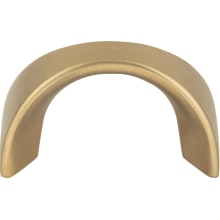 Sleek 1-1/4 Inch Center to Center Arch Cabinet Pull