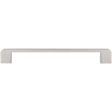 Stainless Clemente 8-13/16 Inch Center to Center Handle Cabinet Pull