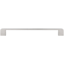 Stainless Clemente 10-1/16 Inch Center to Center Handle Cabinet Pull
