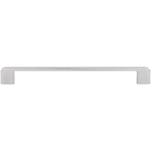 Stainless Clemente 10-1/16 Inch Center to Center Handle Cabinet Pull