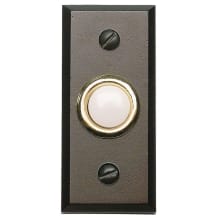 Mission 3 Inch Lighted Button Doorbell
