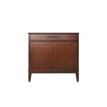 Madison 36" Single Free Standing Vanity Cabinet Only – Less Vanity Top