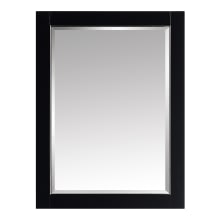 Mason 32" x 24" Framed Bathroom Mirror with Silver Trim
