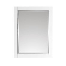 Mason 32" x 24" Framed Bathroom Mirror with Silver Trim