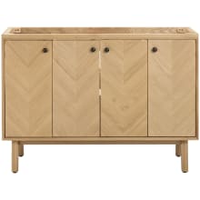 Adele 48" Single Free Standing Vanity Cabinet Only - Less Vanity Top