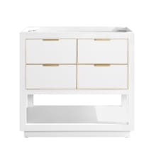 Allie 36" Single Free Standing Wood Vanity Cabinet Only - Less Vanity Top