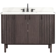 Blakely 49" Free Standing Single Basin Vanity Set with Cabinet and Quartz Vanity Top