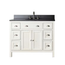 Hamilton 42” Free Standing Single Basin Vanity Set with Wood Cabinet and Vanity Top