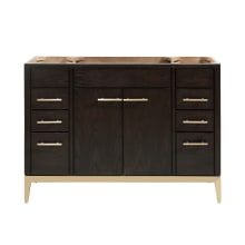 Hepburn 48" Single Free Standing Wood Vanity Cabinet Only - Less Vanity Top