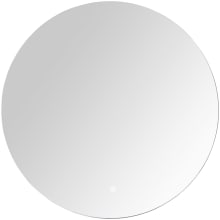 Luana 24" Diameter Frameless Bathroom Mirror with LED Illumination, Dimmer Switch, and Anti-Fog Technology