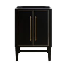 Mason 24" Single Free Standing Wood Vanity Cabinet Only - Less Vanity Top