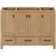 Modero 48" Single Free Standing Wood Vanity Cabinet Only - Less Vanity Top