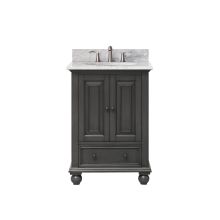 Thompson 25" Free Standing Single Basin Vanity Set with Wood Cabinet and Vanity Top