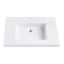 VersaStone 31" Acrylic Vanity Top with Integrated Sink