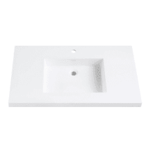 VersaStone 37" Acrylic Vanity Top with Integrated Sink