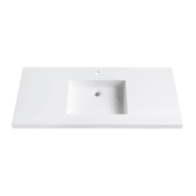 VersaStone 49" Acrylic Vanity Top with Integrated Sink