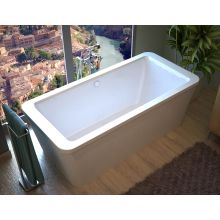 Waikiki 66-3/4" Acrylic Soaking Bathtub for Freestanding Installations with Center Drain