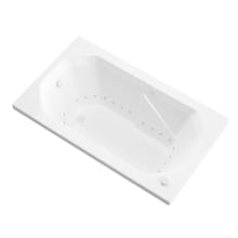 Belize 59-3/4" Acrylic Air Bathtub for Drop-In Installations with Left Drain