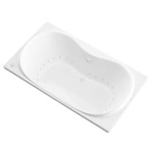 Abaco 71-1/2" Acrylic Air Bathtub for Drop-In Installations with Center Drain