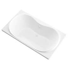 Abaco 71-1/2" Acrylic Soaking Bathtub for Drop-In Installations with Center Drain