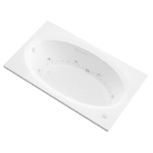 St.Croix 59" Acrylic Air / Whirlpool Bathtub for Drop-In Installations with Left Drain