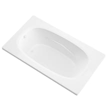Bermuda 65-3/4" Acrylic Soaking Bathtub for Drop-In Installations with Reversible Drain